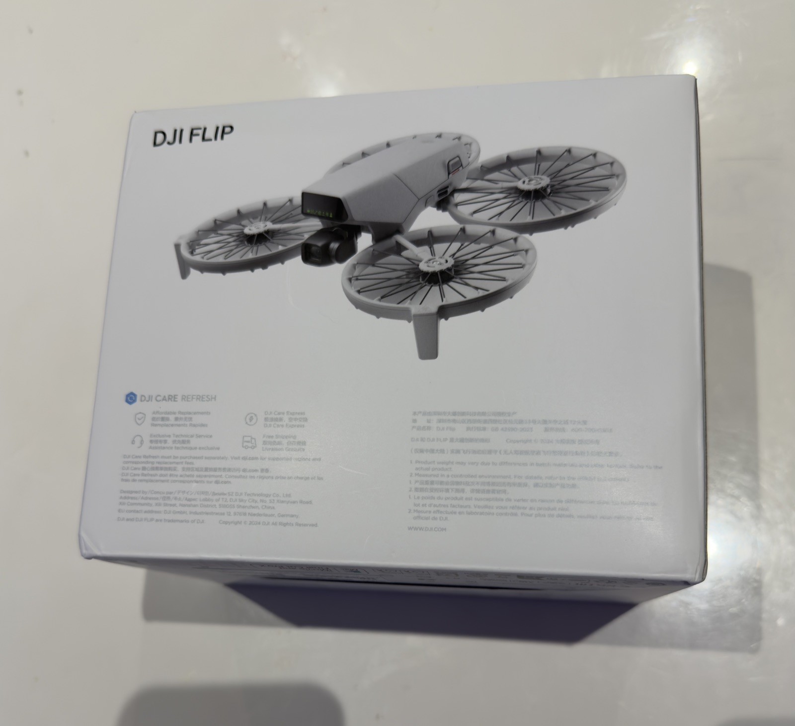 DJI Flip Drone - Drone Only With One Battery ( without any controller ) 