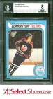 1979 TOPPS #18 WAYNE GRETZKY RC OILERS HOF BGS 8