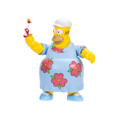 #ad King Size Homer Simpson Deluxe Action Figure with Drinking Bird by Jakks Pacific $25.49