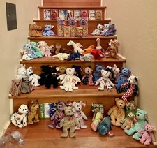 Beanie Baby Lot 60 Total 11 PVC Pellets The End Peace McDonald’s Rare Bears