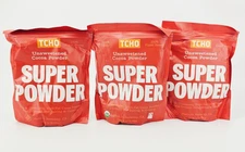 Tcho Super Powder Unsweetened Cocoa Powder 6.7 oz Lot of 3 bb9/25