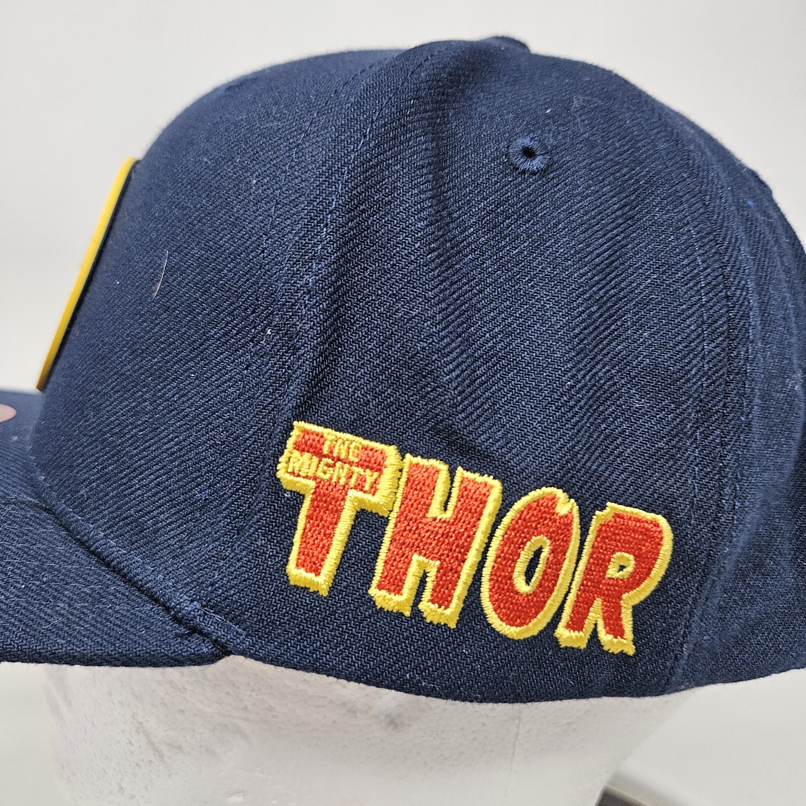 Marvel Hat Cap Snap Back Thor Hammer Patch Comic … - image 6