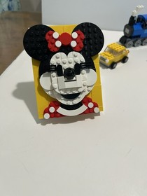 Lego Lot Of 3 Mickey And Minnie,Lego Bricks Heads(40271)and Classic(10696)