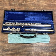 Gemeinhardt 2SP Flute Silver Student Cleaning Rod and Original Hard Case