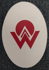 America West Airlines magnet approx  3.5" x 2.5" previously owned