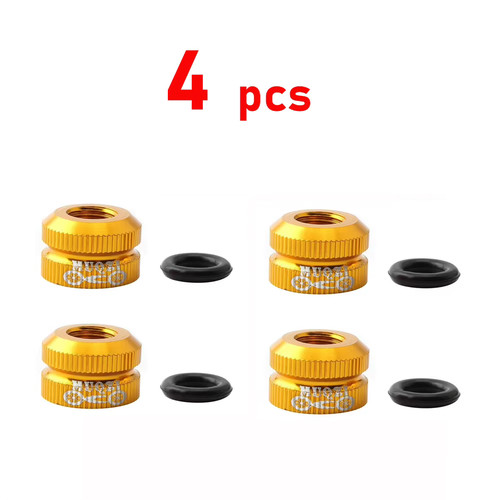 1-8pcs MTB Bike Tubeless Presta Valve Nut Bicycle Tire Repair Cap Accessory - Picture 10 of 20