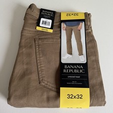 Banana Republic Men  s Slim Fit 5-pockets Pants Stretch 98 Cotton 32x32 NWT