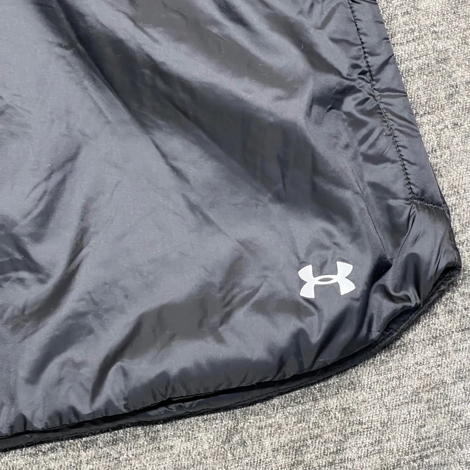 Under Armour Women Quilted Vest Black Sleeveless Full Zip Athleisure M - Image 3 of 4