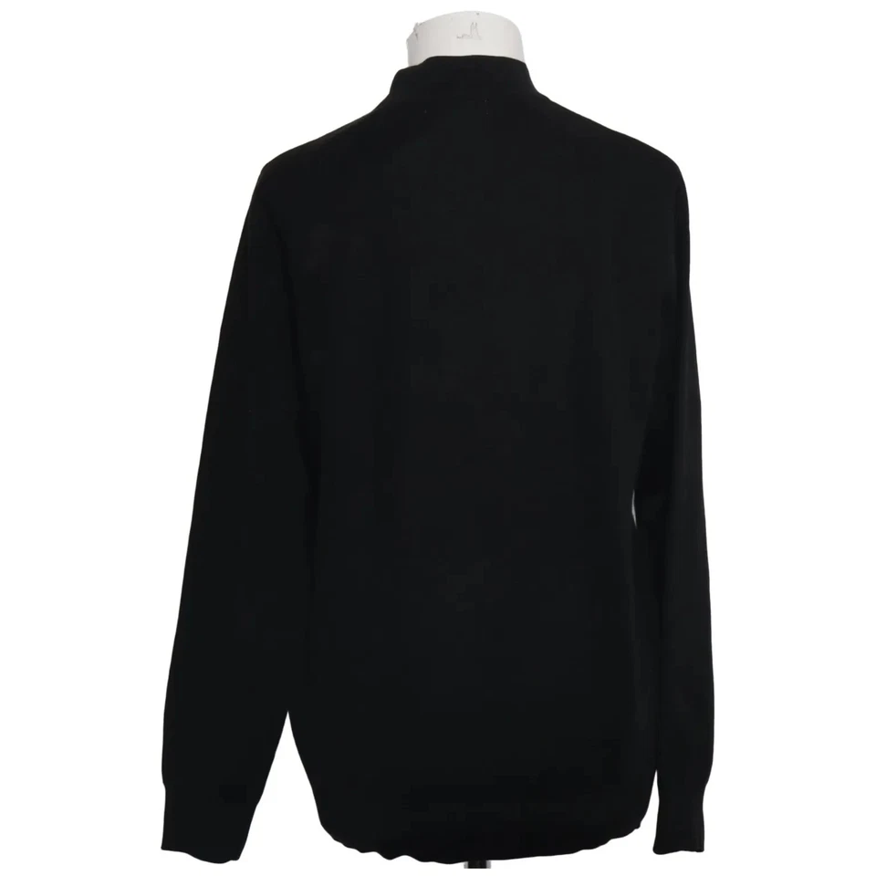 Zara, pull à col roulé, taille : 40, noir, acrylique/laine, unicolore, femme ... - Photo 2/4