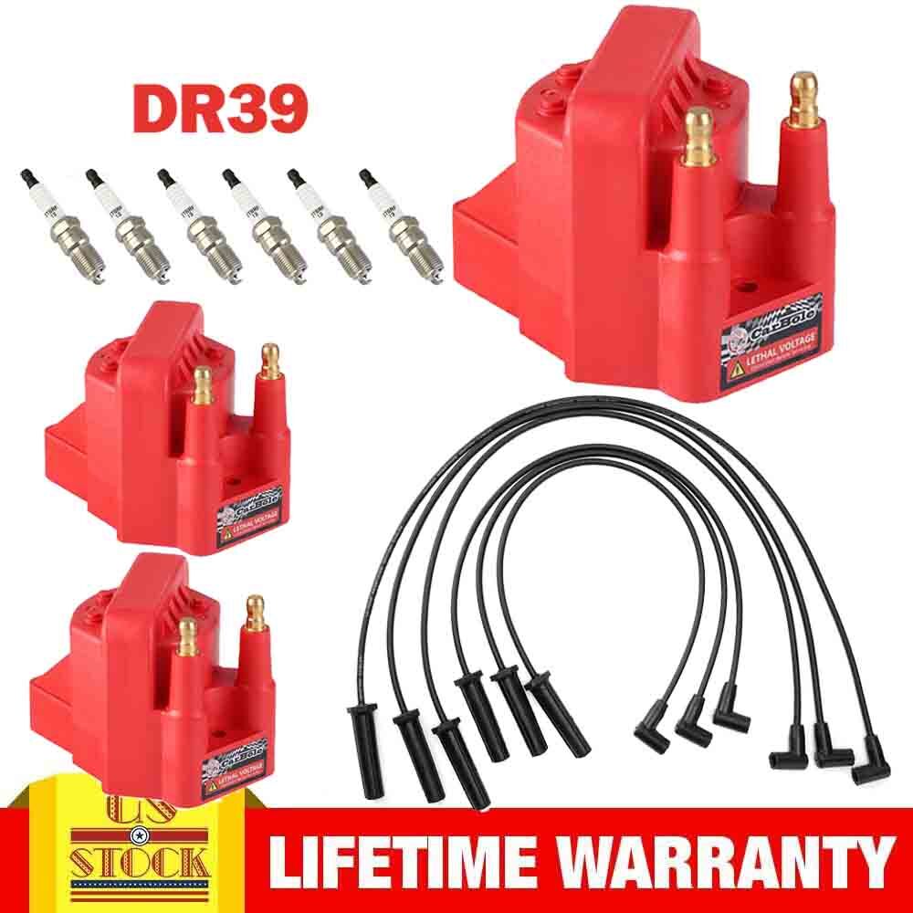 Spark Plug + DR39 Ignition Coil & Wireset For Buick LaCrosse Lucerne ...