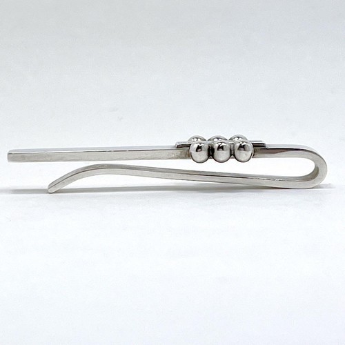 GEORG JENSEN Tie Bar Tie Clasp 61A Sterling Silver 925 - Picture 5 of 8