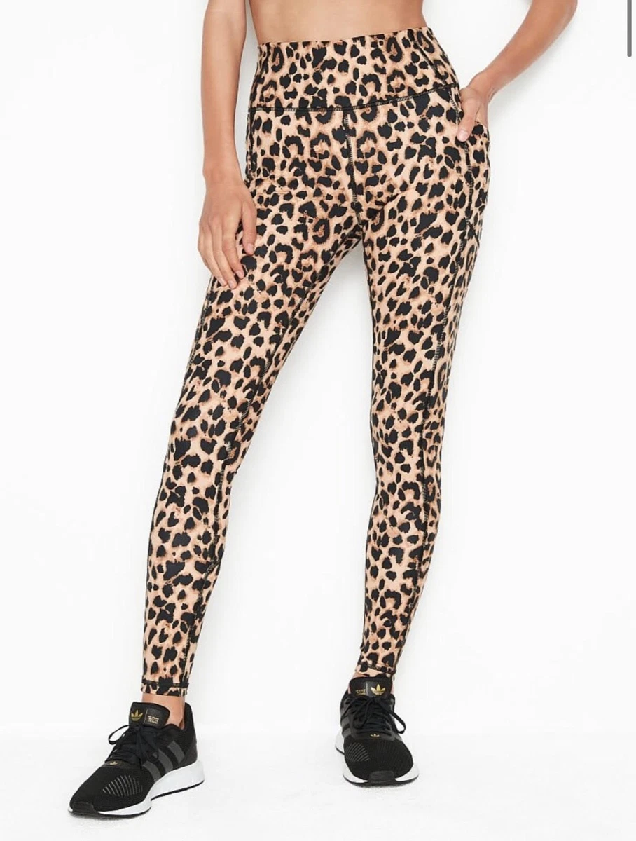 Victoria's Secret Incredible essential high rise pocket legging yoga 6  leopard