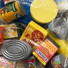 YOU PICK Replacement Pretend Kitchen Groceries Food Market Boxes Cans Bottles