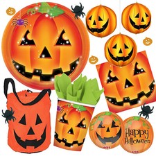 K&Uuml;RBIS - Deko zu Halloween K&uuml;rbisse Orange Kinder Grusel Horror Party Dekoration