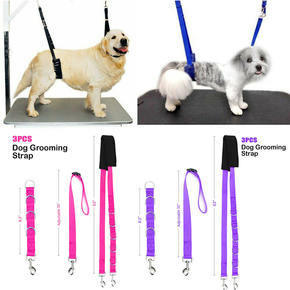 Pet Grooming Set Dog D-Rings Bathing Band Grooming Belly Strap Dog