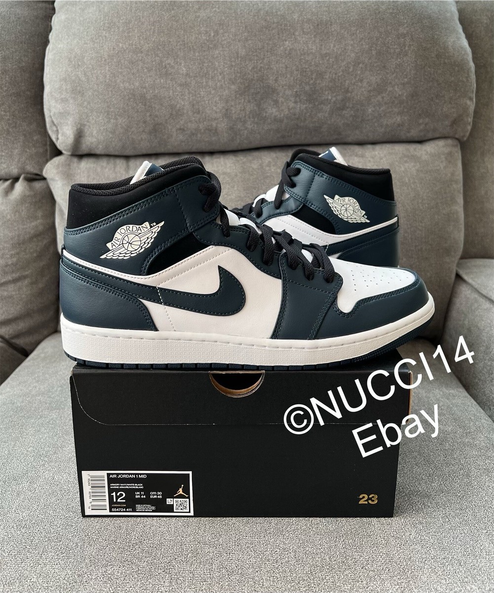 Size 12 - Nike Air Jordan 1 Mid Armory Navy with Receipt  display picture 1