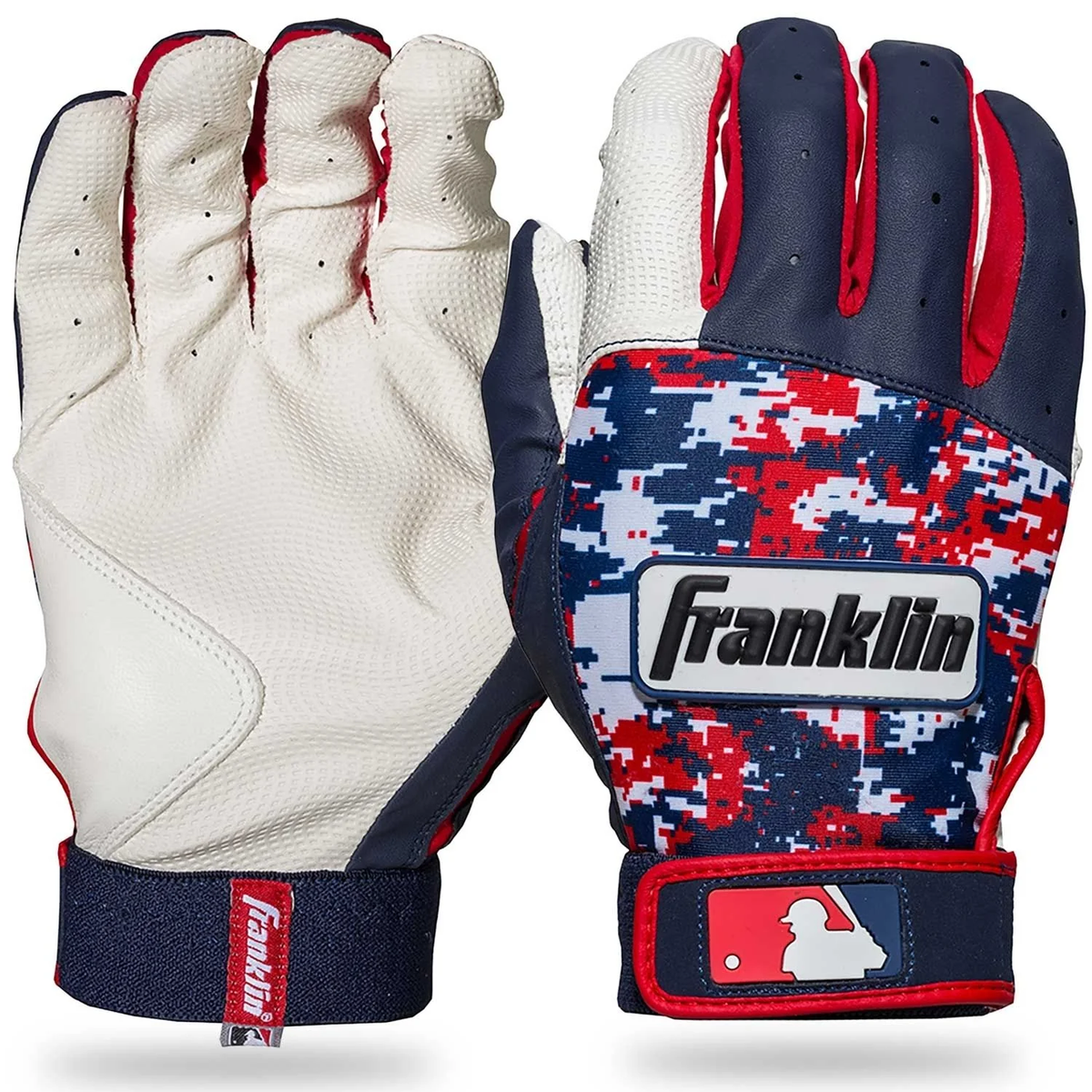 フランクリン メンズ バッティンググローブ Franklin Adult Digitek Series Batting Glovess - Red Franklin New Baseball Batting Gloves Size Small Large XL Red