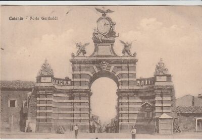 Postkarte Sizilien Catania Porta Garibaldi Animiert MF95795