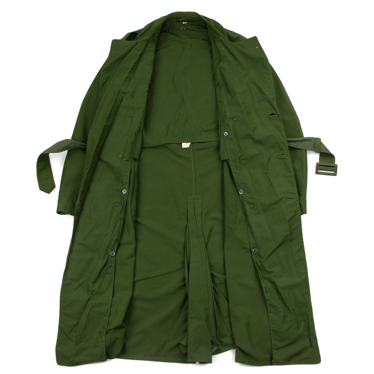 Vintage 50s US Army M-1950 Military Raincoat Trench Coat