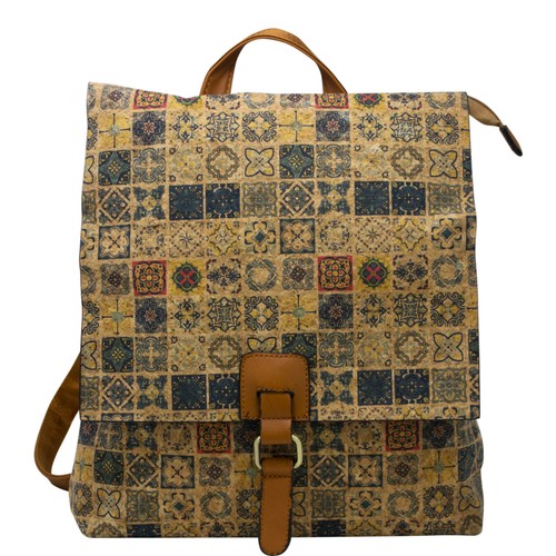 Damen keltischer Knoten Kork Rucksack Tasche Damen Riemen Schnalle Schultertasche YGC2120 - Bild 30 von 33