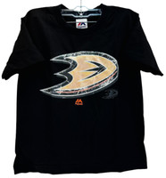 Majestic Athletic Youth Anaheim Ducks T-Shirt The Quickness Schwarz Large