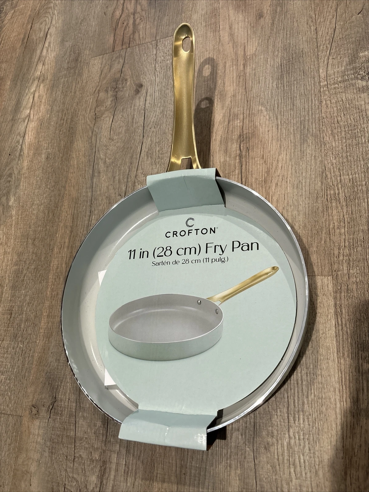Aldi Crofton Fry Pan No Lid Light Blue Caraway Dupe 11 In