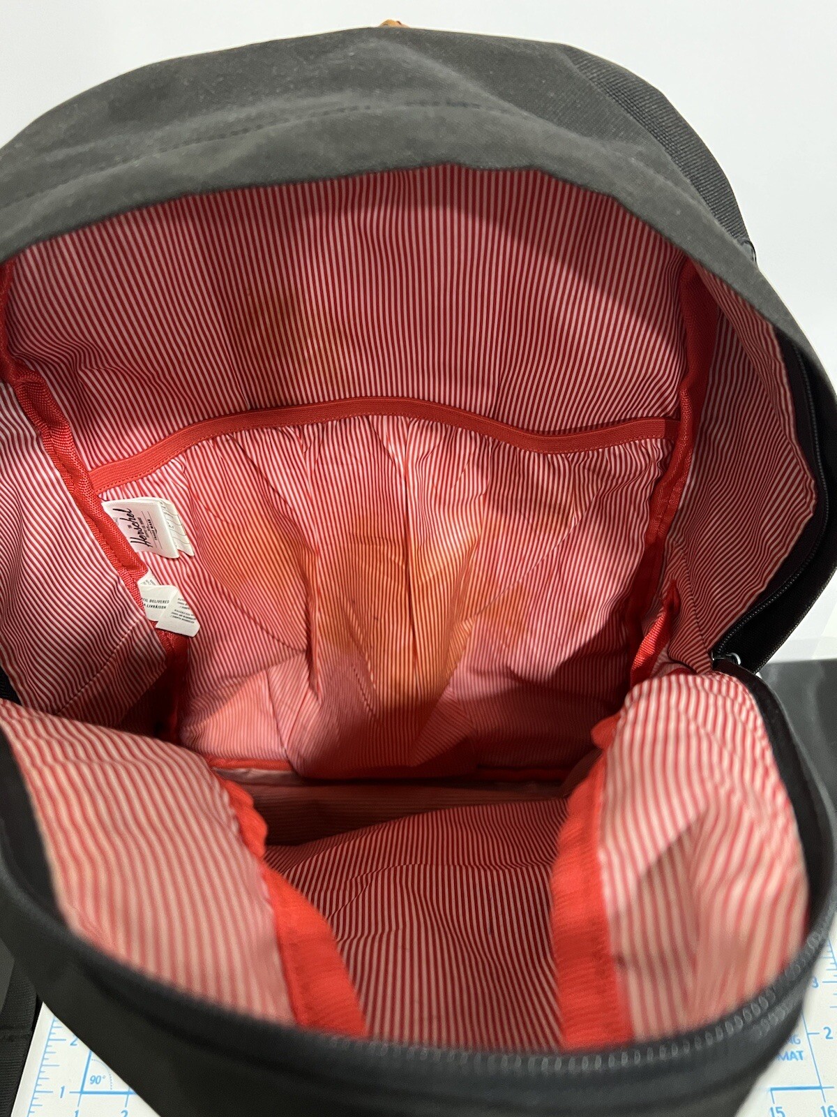 Herschel Heritage Backpack Black Saddle Brown Synthet… Gem