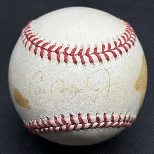 Cal Ripken Jr Signed Baseball JSA LOA Baltimore Orioles Toning HOF