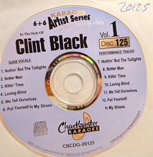 20125 CLINT BLACK     CHARTBUSTER   KARAOKE  LOT VA