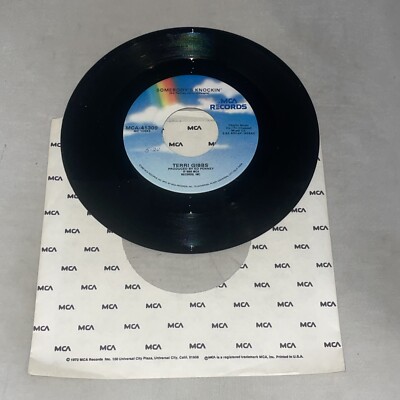 Terri Gibbs Some Days It It Rains All Night Long/Somebody s Knocking 45  mca