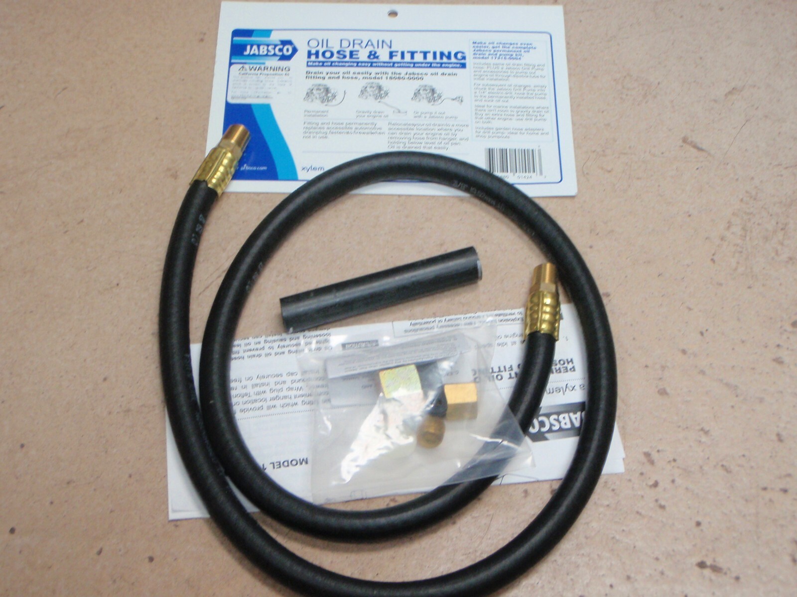 MARINE ENGINE OIL DRAIN HOSE KIT JABSCO 180800000 OIL PAN FITTINGS INBOARD I/O eBay