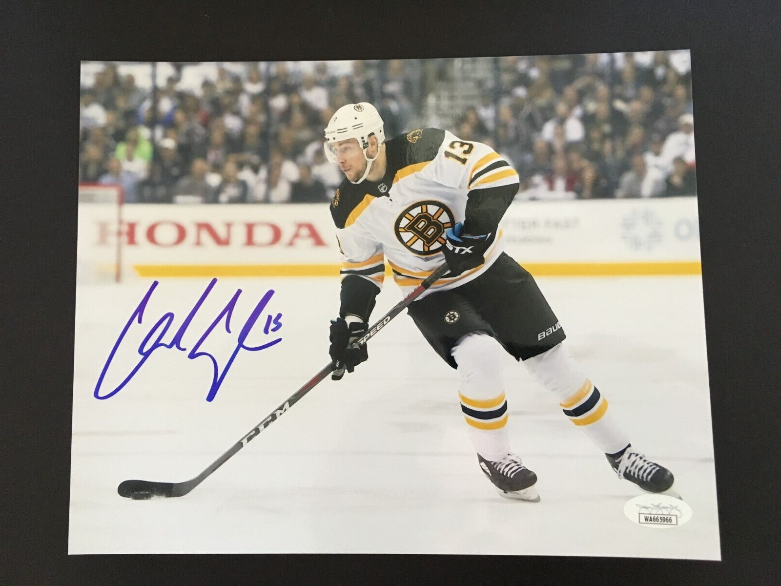 CHARLIE COYLE Autographed Signed Boston Bruins BRUINS 8 X 10 PHOTO J.S.A. AUTHENTICATED 