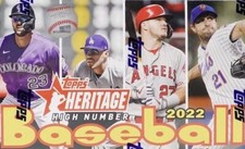 2022 Topps Heritage High Number baseball CHOOSE YOUR PLAYER COMPLETE YOUR SET
