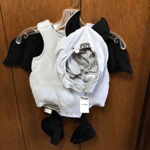 3 Piece Halloween Costume•OLD NAVY•BAT Baby Toddler 6-12 Months Plush WARM - Picture 1 of 9