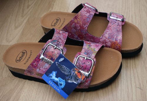 Scholl Womens Sandals 'Mule' Recycled from the sea! Size 3-7 RRP £61.99 NEW - Picture 10 of 10