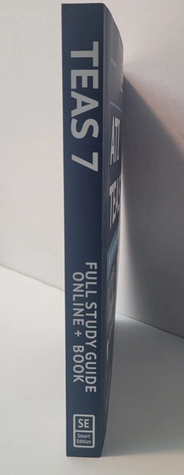 ATI TEAS 7 Study Guide: Smart Edition Nursing   5Th Ed PB/LN  SHIPS FREE - Image 2 of 4