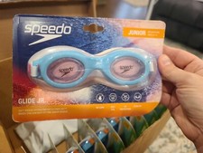 Speedo Junior Glide Jr. Goggles Ages 6-14- Baby Blue