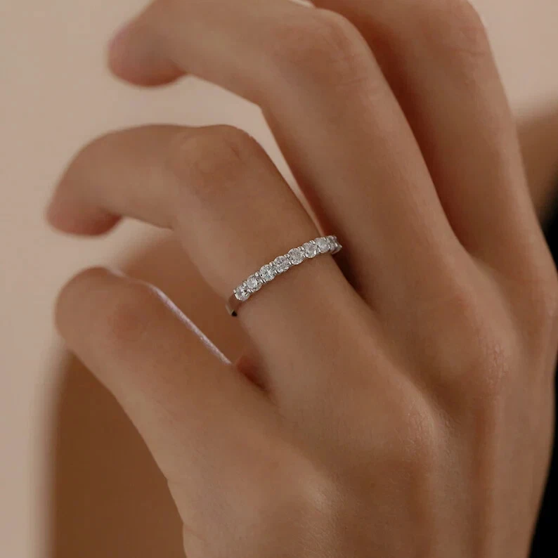 Half carat shop eternity band