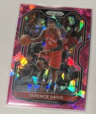 2020-21 Panini Prizm Pink Ice #197 Terence Davis Toronto Raptors