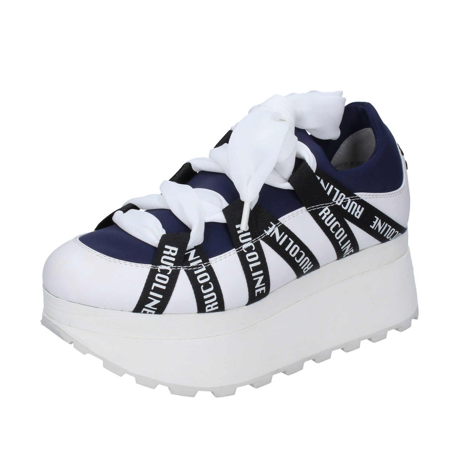 Слипоны Scarpe donna RUCO LINE 35 EU, синие tessuto bianco BH374-35