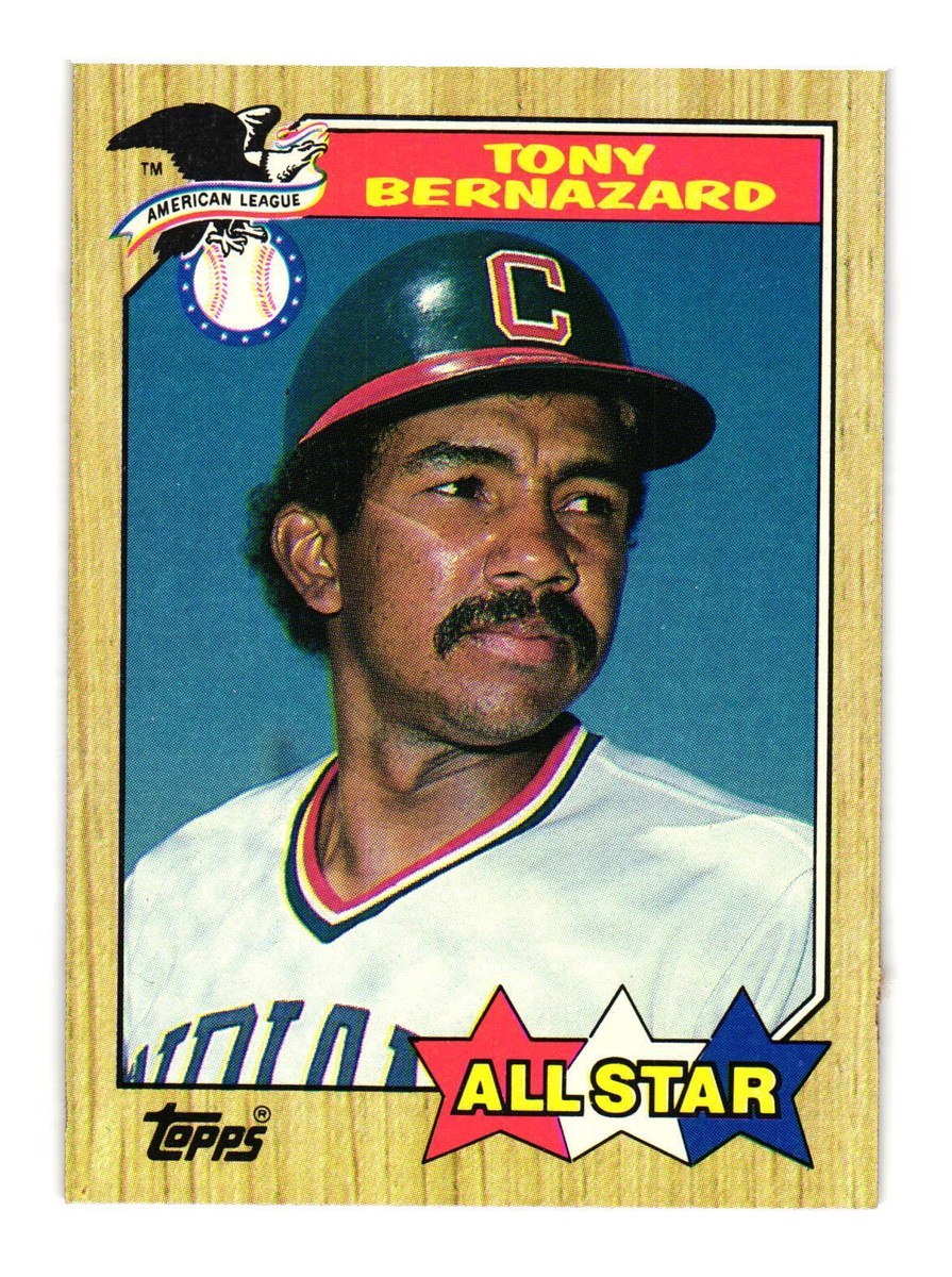 1987 Topps #607 Tony Bernazard Cleveland Indians | eBay