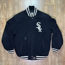 Vintage Jeff Hamilton Chicago White Sox All Wool Varsity Jacket 2XL