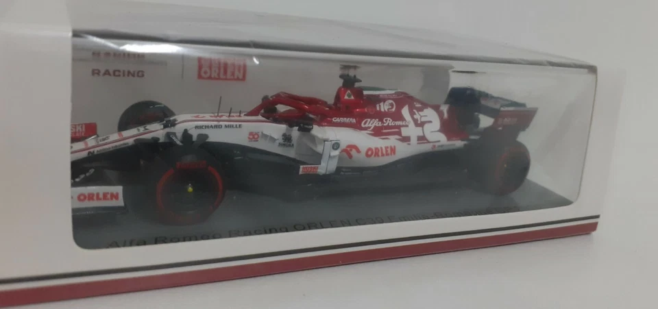 MODELLINO AUTO F1 SPARK 1:43 SAUBER ALFA ROMEO FERRARI RAIKKONEN 2020 MODELLISMO - Immagine 3 di 4