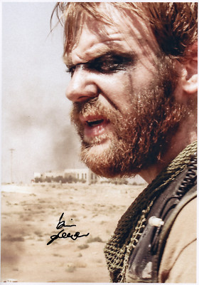 BRIAN GLEESON - Signiertes 12x8 Foto - FILM - TIGER RAID