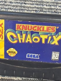Knuckles Chaotix Sega 32X 1995 Genesis Cartridge ONLY AUTHENTIC