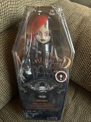 Mezco Living Dead Dolls 2018 Halloween VESPER 10'' Doll Jack O Lantern Sealed
