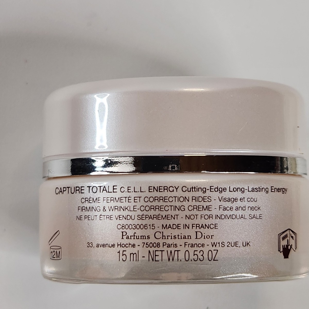 Dior Capture Totale CELL Energy Wrinkle Reducing Firming Cream