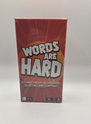 Words Are Hard- Family Party Game by Lost Boy Entertainment - New & Sealed- 2024
