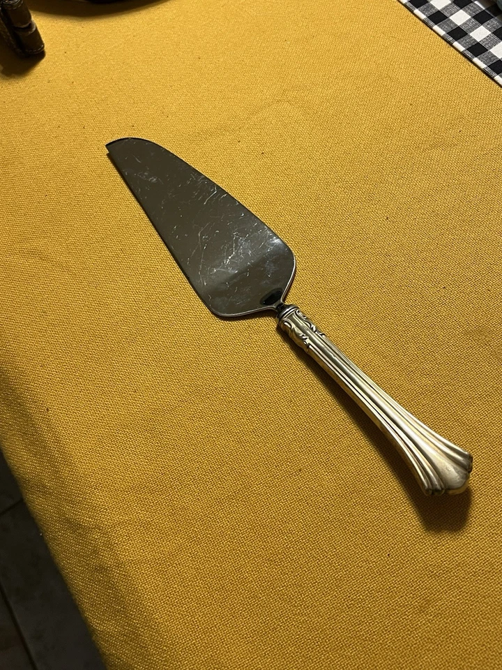 Reed and Barton Siglo XVIII Servidor de Pasteles y Pasteles Estela Espejo Esterlina Foto 2 de 4