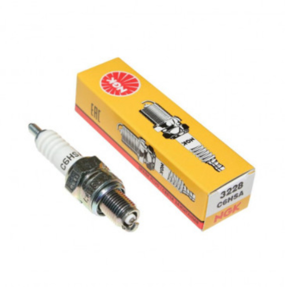 NGK C6HSA Standard Spark Plugs #3228 QTY-4 for Honda Yamaha ATV Scooter